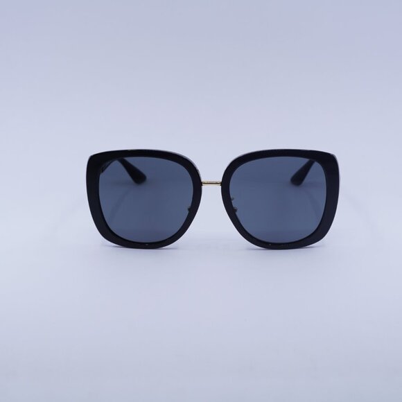 Versace VE4407D GB1/87 Sunglasses Black Square Frame, Dark Grey Lenses - Picture 3 of 10